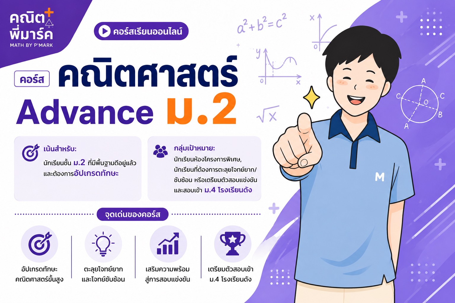 คณิตศาสตร์ Advance ม.2